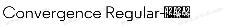 Convergence Regular字体转换